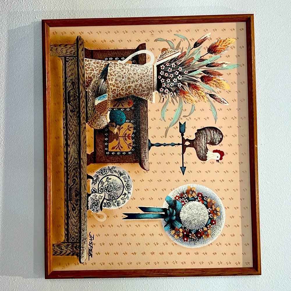 Beautiful vintage oil painting